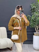 مانتو لینن طرح لوزی کد 4797 - تصویر 13