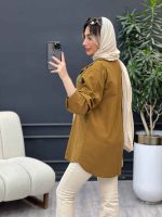 مانتو لینن طرح لوزی کد 4797 - تصویر 23