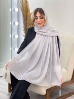 شال پلیسه منگوله دار کد 4801 - تصویر 8