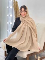 شال پلیسه منگوله دار کد 4801 - تصویر 46