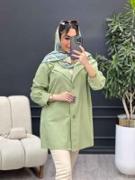 مانتو لینن رنگی تک جیب کد 4796 - تصویر 12