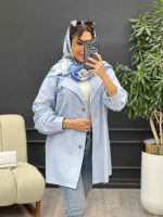 مانتو لینن رنگی تک جیب کد 4796 - تصویر 15