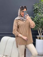 مانتو لینن گلدوزی ستاره کد 4781 - تصویر 8