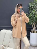 مانتو لینن گلدوزی ستاره کد 4781 - تصویر 27