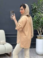 مانتو لینن گلدوزی ستاره کد 4781 - تصویر 23