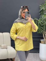 مانتو لینن گلدوزی ستاره کد 4781 - تصویر 20