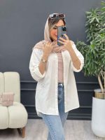 مانتو لینن گلدوزی ستاره کد 4781 - تصویر 10