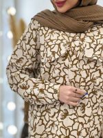 شومیز طرح دار دو جیب کد 4818 - تصویر 7