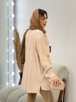 مانتو دو جیب لارا کد 4795 - تصویر 11