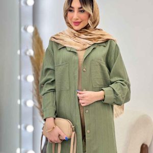 مانتو دو جیب لارا کد 4795