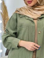مانتو دو جیب لارا کد 4795 - تصویر 15