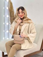 مانتو پانچ دو دکمه کد 4809 - تصویر 10