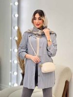 مانتو دو جیب لارا کد 4795 - تصویر 3