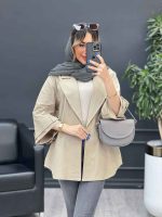 مانتو لینن پشت دو پاگن کد 4814 - تصویر 4