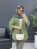 مانتو لینن پشت دو پاگن کد 4814 - تصویر 11