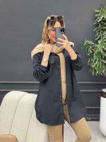 مانتو جیب نما بغل زیپ طنین کد 4773 - تصویر 21
