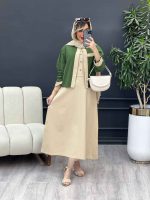 کت و پیراهن لینن نچرال کد 4832 - تصویر 7