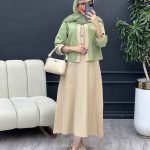 کت و پیراهن لینن نچرال کد 4832