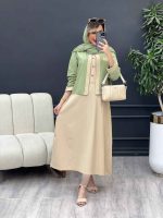 کت و پیراهن لینن نچرال کد 4832 - تصویر 5