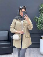 مانتو لینن پیله دار دو جیب نما کد 4774 - تصویر 22