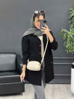 مانتو لینن پیله دار دو جیب نما کد 4774 - تصویر 16