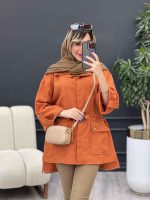 مانتو کمر گت بغل چاک کد 4853 - تصویر 3