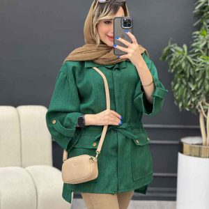 مانتو کمر گت بغل چاک کد 4853
