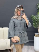 مانتو کمر گت بغل چاک کد 4853 - تصویر 10