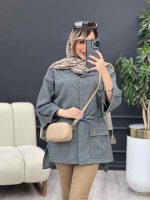 مانتو کمر گت بغل چاک کد 4853 - تصویر 14