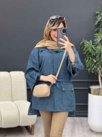 مانتو کمر گت بغل چاک کد 4853 - تصویر 13