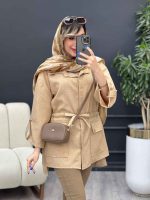 مانتو کمر گت بغل چاک کد 4853 - تصویر 12