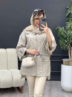 مانتو کمر گت بغل چاک کد 4853 - تصویر 8
