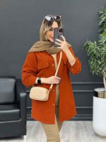 مانتو بغل زیپ جیب نما کد 4788 - تصویر 22