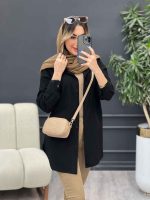 مانتو لینن سر جیب پاگن کد 4855 - تصویر 11