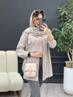 مانتو لینن سر جیب پاگن کد 4855 - تصویر 4
