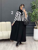 ست کت و دامن طرح دار کد 4833 - تصویر 14
