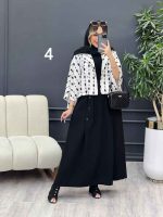ست کت و دامن طرح دار کد 4833 - تصویر 7