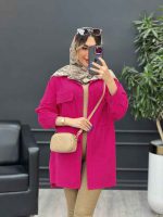 مانتو دو جیب پیله بغل چاک کد 4744 - تصویر 26