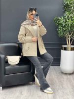 مانتو لینن سر شانه ژیله کد 4815 - تصویر 20
