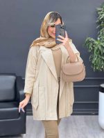 مانتو لینن جیب پاگن کد 4858 - تصویر 8
