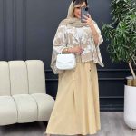 کت و دامن طرح دار دو دکمه کد 4845