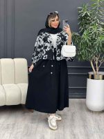 کت و دامن طرح دار دو دکمه کد 4845 - تصویر 21