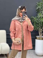 مانتو دو جیب پاکتی لنا کد 4799 - تصویر 21