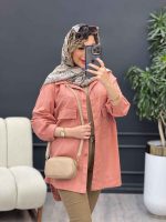 مانتو دو جیب پاکتی لنا کد 4799 - تصویر 17