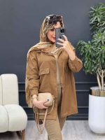 مانتو دو جیب پاکتی لنا کد 4799 - تصویر 6