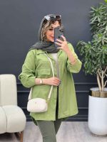 مانتو دو جیب پاکتی لنا کد 4799 - تصویر 10