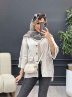 مانتو آستین پاگن هیوا کد 4816 - تصویر 19