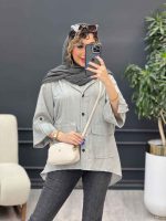 مانتو آستین پاگن هیوا کد 4816 - تصویر 14