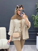 مانتو آستین پاگن هیوا کد 4816 - تصویر 21