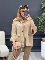 مانتو آستین پاگن هیوا کد 4816 - تصویر 20